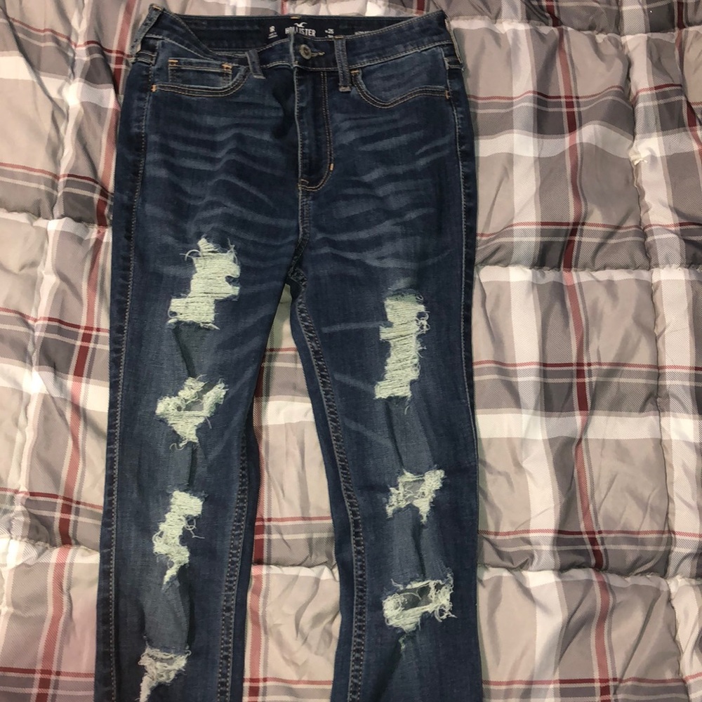 Hollister ripped jeans